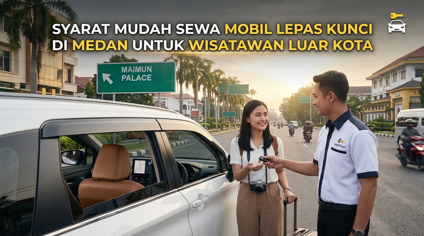 Syarat Mudah Sewa Mobil Lepas Kunci di Medan untuk Wisatawan Luar Kota
